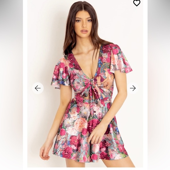 Blackmilk Fragrance of violets rio playsuit XL Mucha - Picture 5 of 10